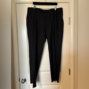 Santorelli Navy Blue Wool Dress Pants